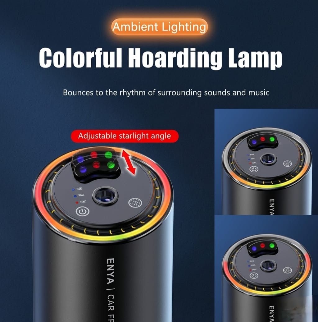Car Air Purifier & Fragrance Diffuser